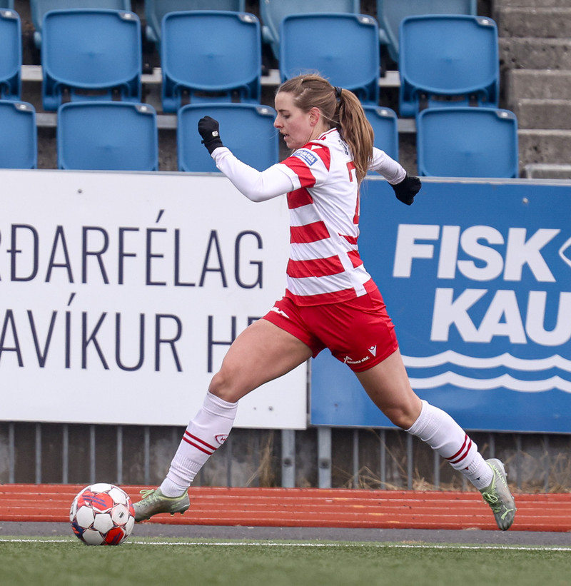 Myndaveisla: HK vann Gróttu í Lengjubikar kvenna