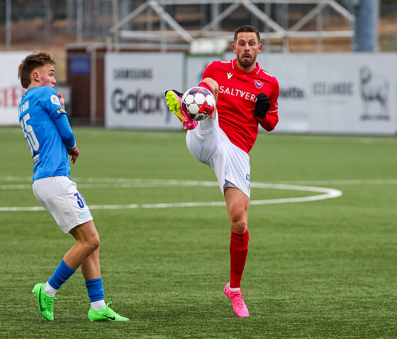 Besta deildin: Stjarnan hafði betur gegn tíu Völsurum