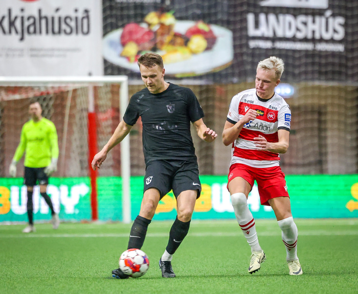 Úr leik í Kórnum í vor.