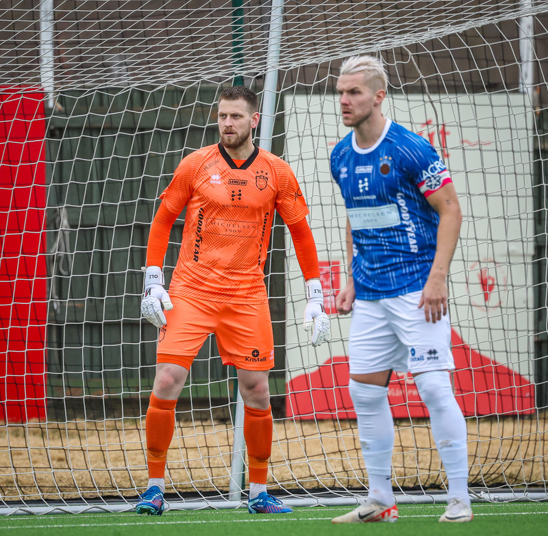 Gummi Magg skoraði eina mark Fram í leiknum