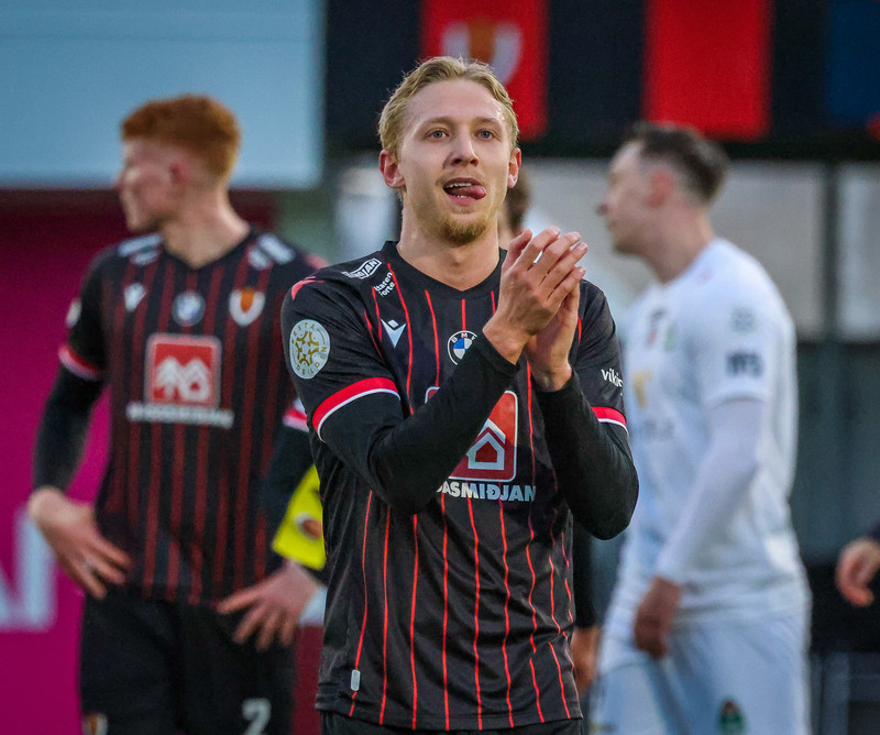 Helgi Guðjónsson skoraði tvö