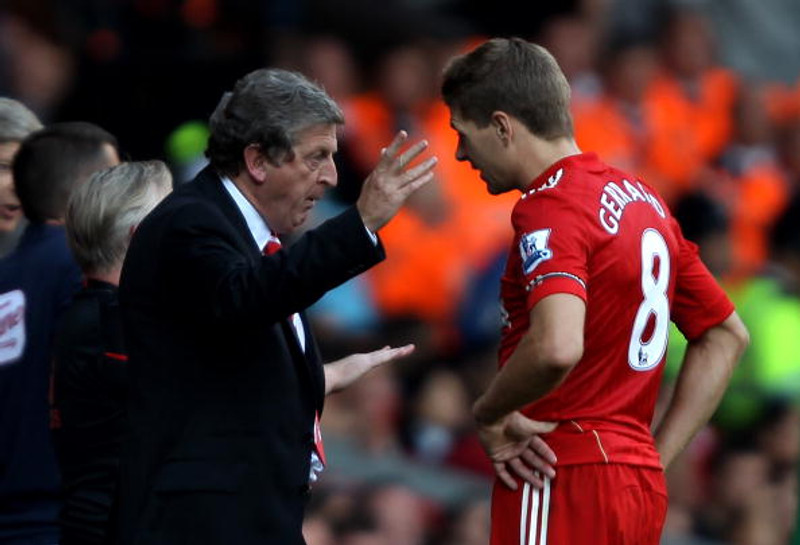 Gekk lítið undir stjórn Roy Hodgson hjá Liverpool.