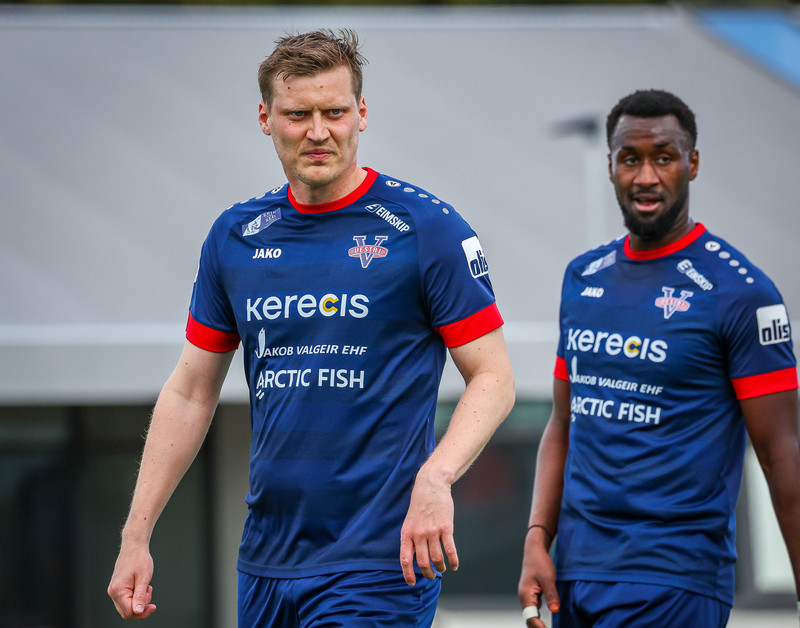 Andri Rúnar skoraði þrennu og Balde fékk rautt.