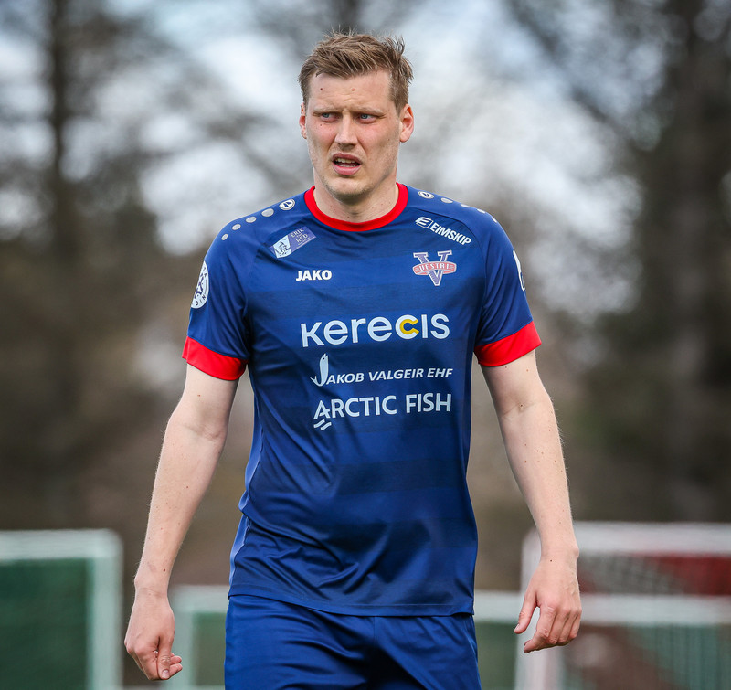 Andri Rúnar Bjarnason skoraði þrennu í dag.