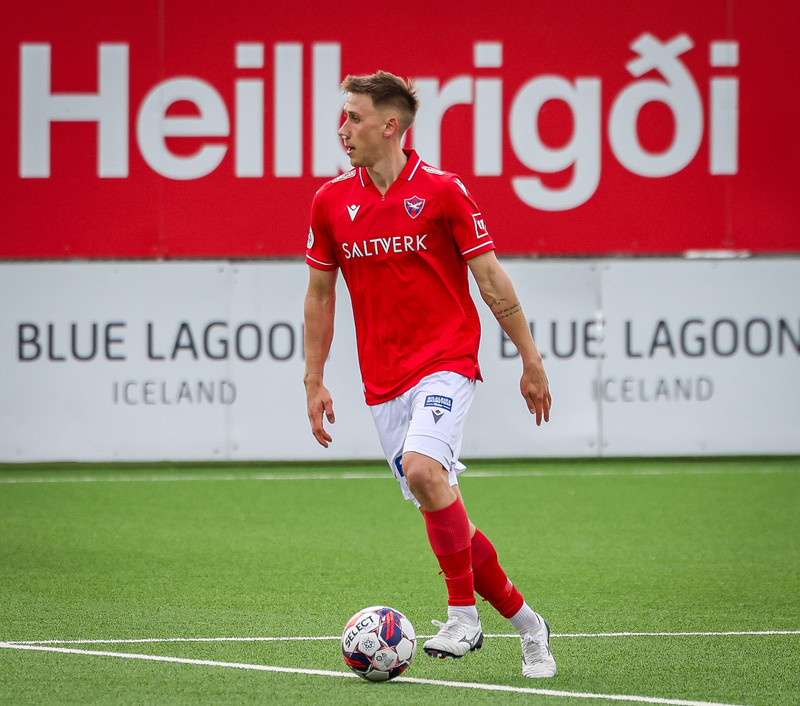 Bjarni í leiknum í gær.