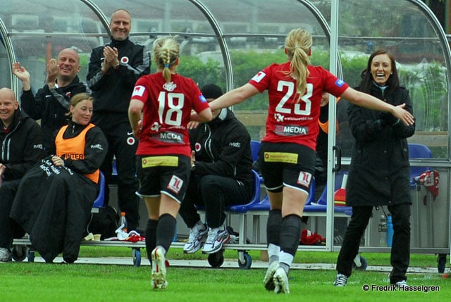 Elísabet hefur þjálfað Kristianstad frá 2009.