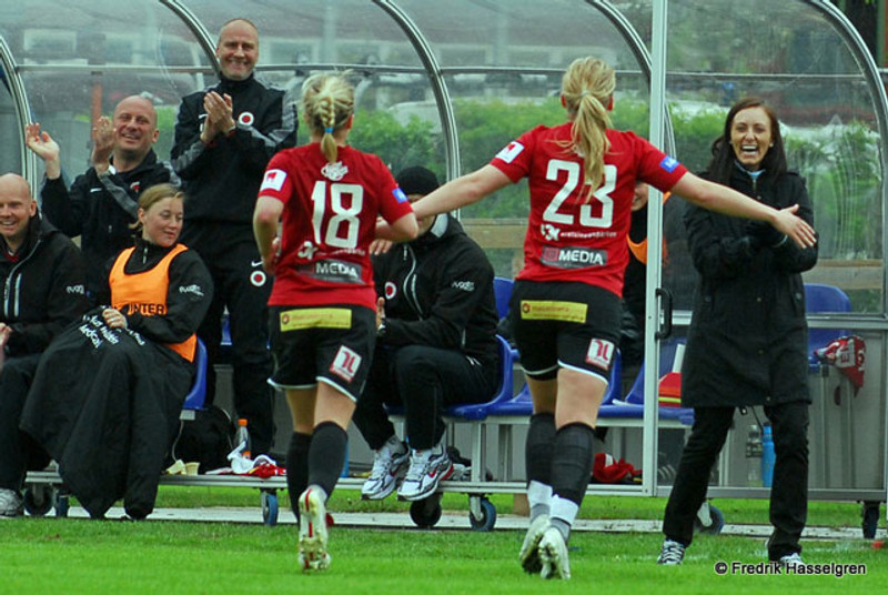 Elísabet hefur þjálfað Kristianstad frá 2009.