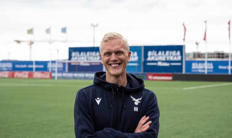 Sonur Heimis með háleita drauma - Langar að þjálfa með pabba og koma Íslandi á HM