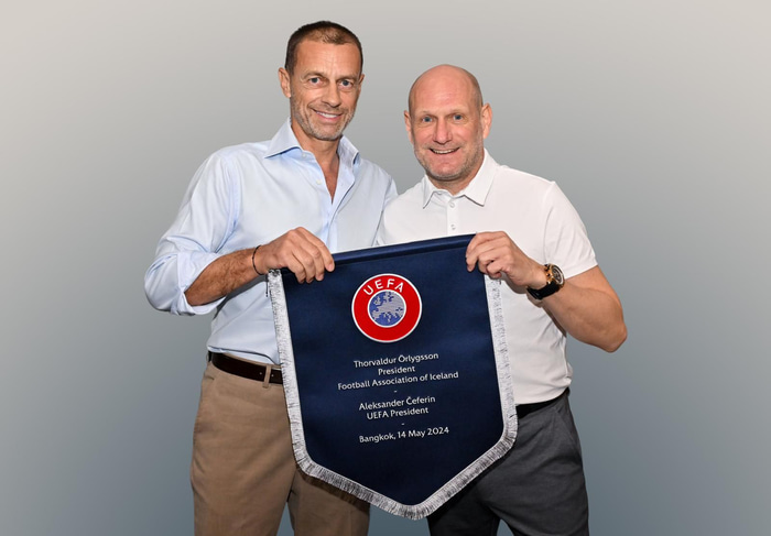 Ceferin og Þorvaldur.