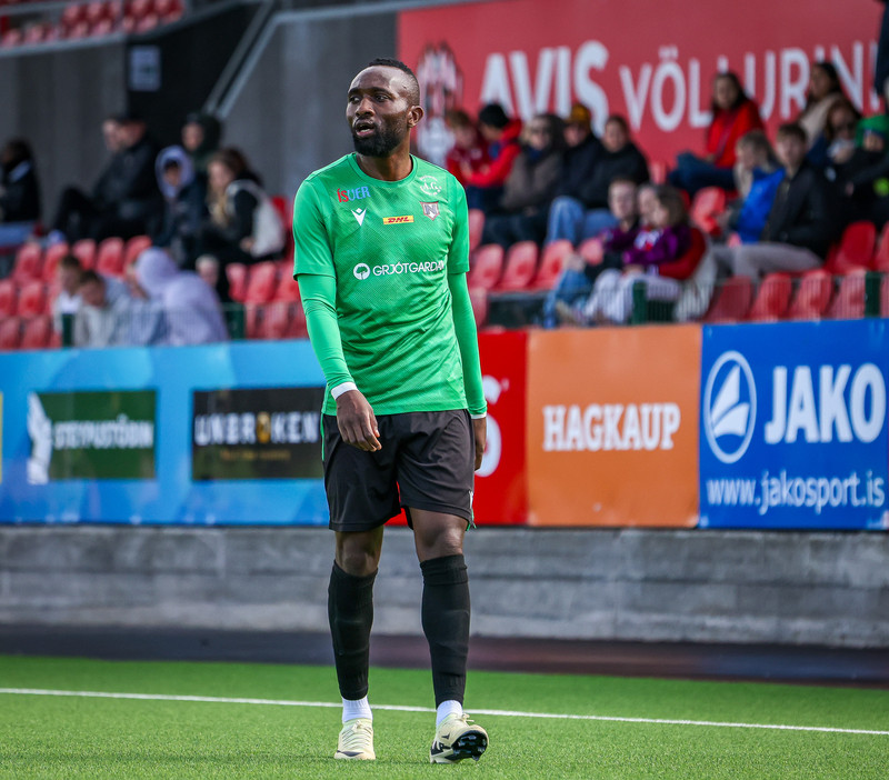 Oumar Diouck hefur spilað með Njarðvík í nokkur ár.