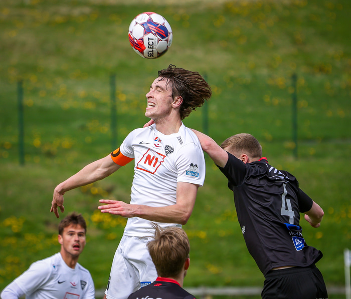 Tómas Bent vann urmul skallabolta gegn Þór.