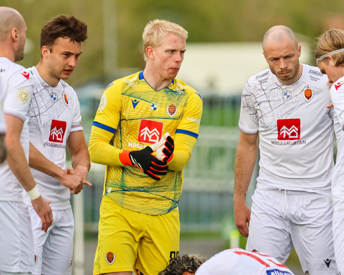 Pálmi varði mark Víkings í dag.