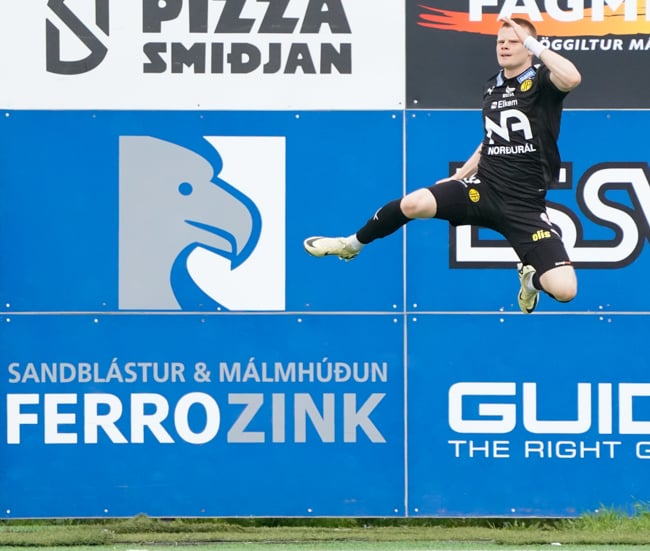 Hinrik Harðarson var um helgina seldur til norska félagsins Odd.