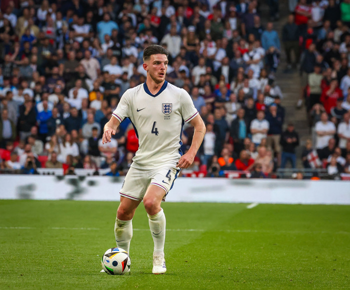 Rice skoraði og lagði upp.