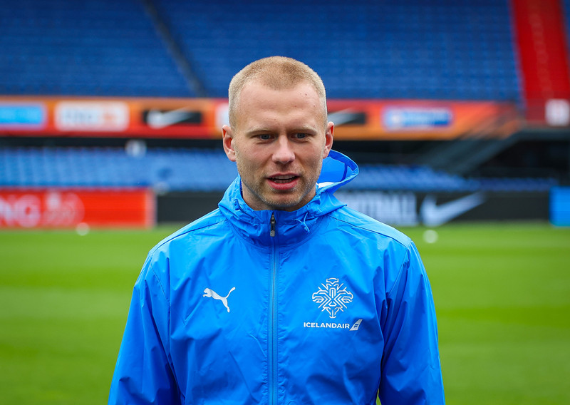 Ísland æfir í Pottinum í Rotterdam