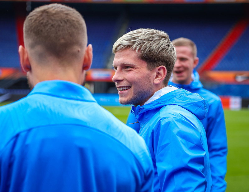 Ísland æfir í Pottinum í Rotterdam