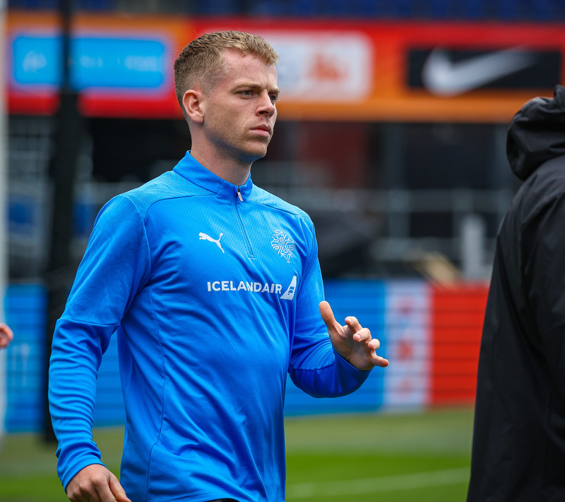 Ísland æfir í Pottinum í Rotterdam