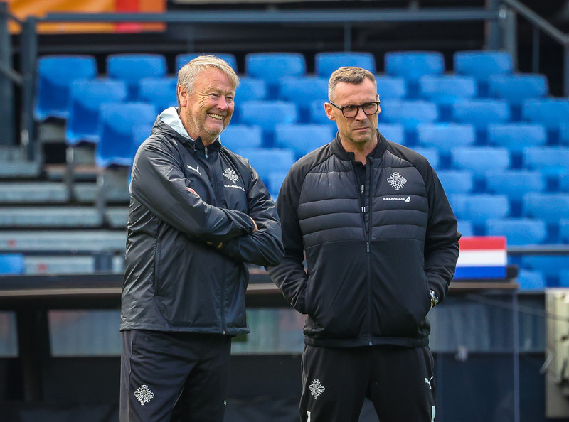 Ísland æfir í Pottinum í Rotterdam