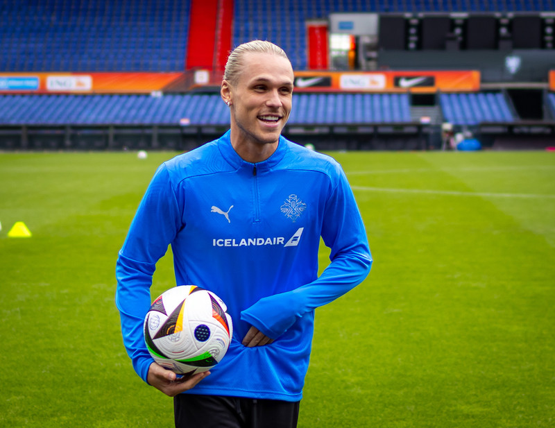 Ísland æfir í Pottinum í Rotterdam