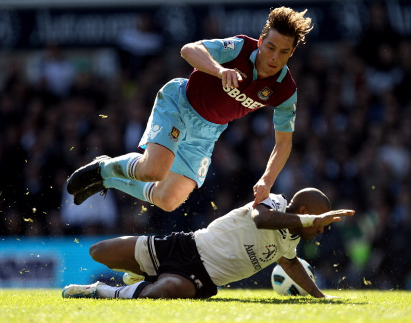 Scott Parker var frábær á miðjunni hjá West Ham.