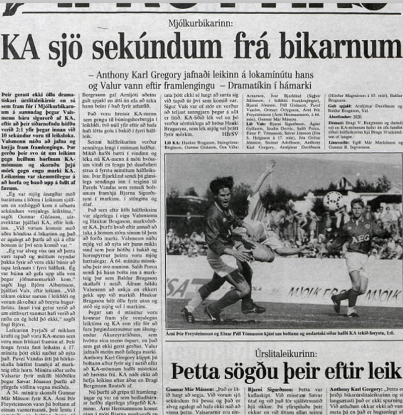 Umfjöllun Dags um leikinn.
