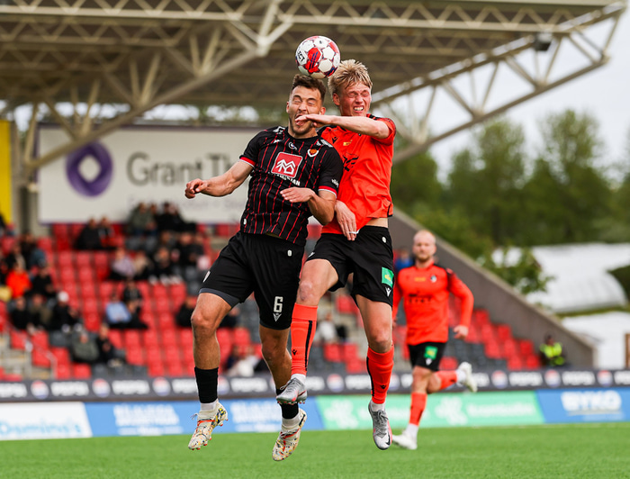 Úr bikarleiknum í Víkinni.