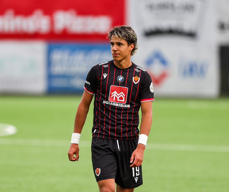 Danijel Dejan Djuric í leiknum í kvöld