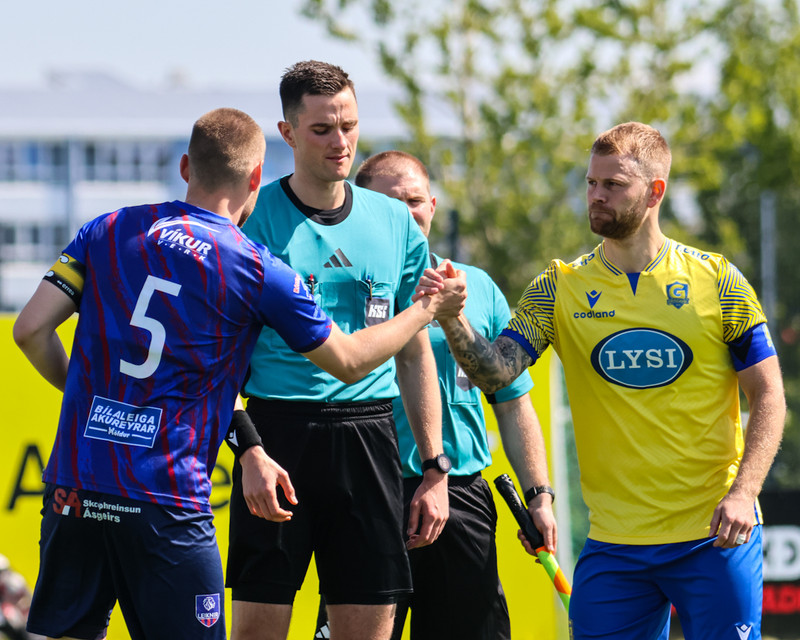 Einar Karl Ingvarsson var maður leiksins í Breiðholti.