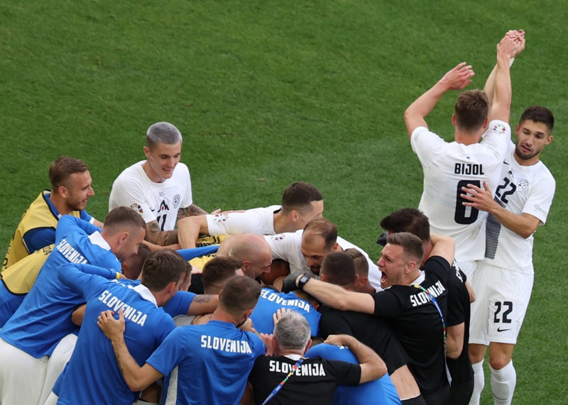 EM: Slóvenar náðu að jafna gegn Dönum