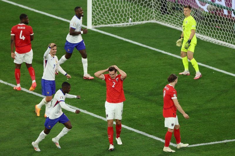 EM: Frakkar höfðu betur gegn Austurríki
