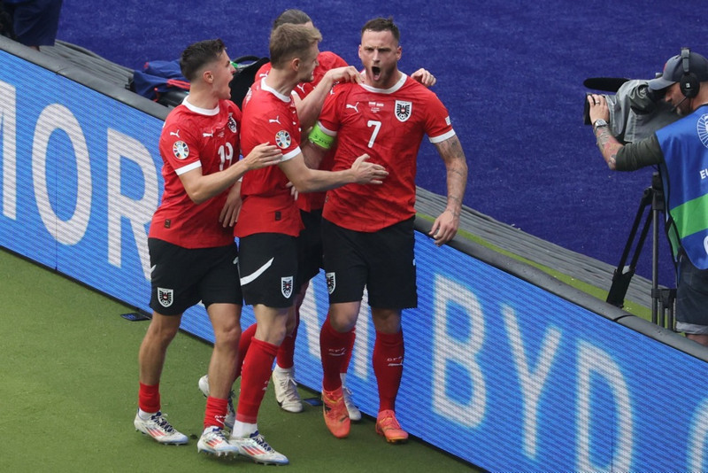 EM: Austurríki vann eftir fjöruga viðureign