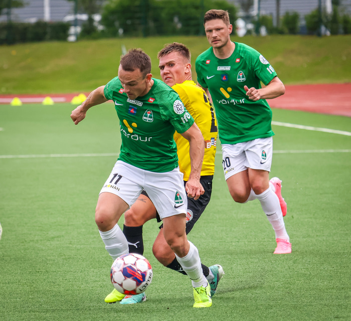 Blikar voru heppnir að tapa ekki gegn ÍA.