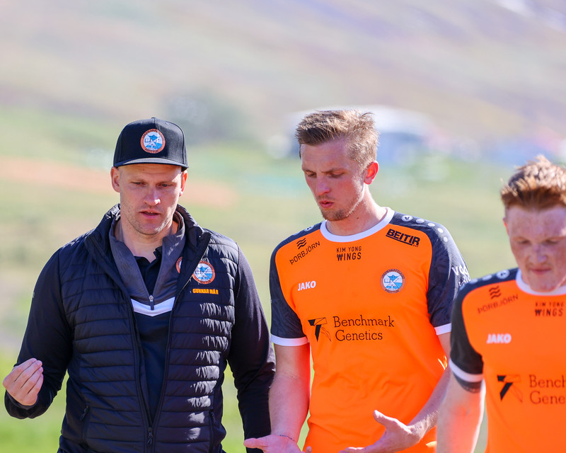Gunnar Már náði góðum árangri með Þróttara.