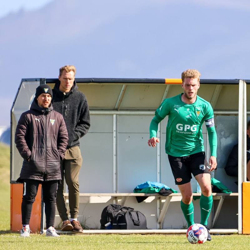 Fyrirliðinn Arnar Pálmi Kristjánsson.