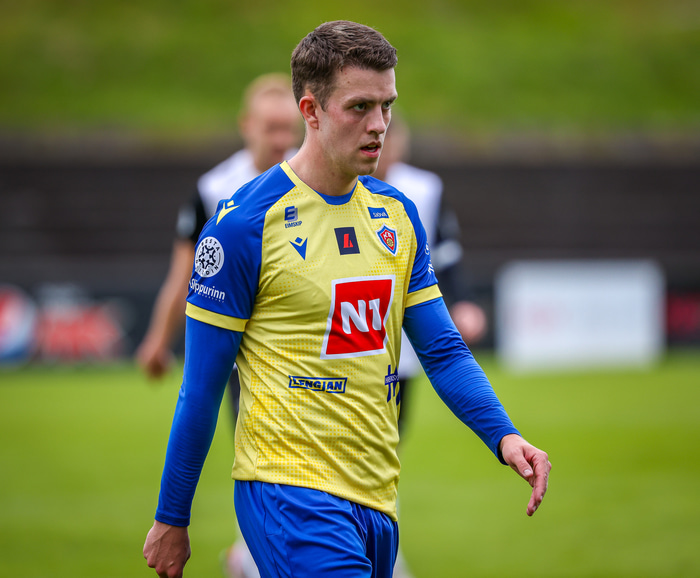 Sveinn Margeir skoraði sigurmarkið gegn Víkingi um helgina.