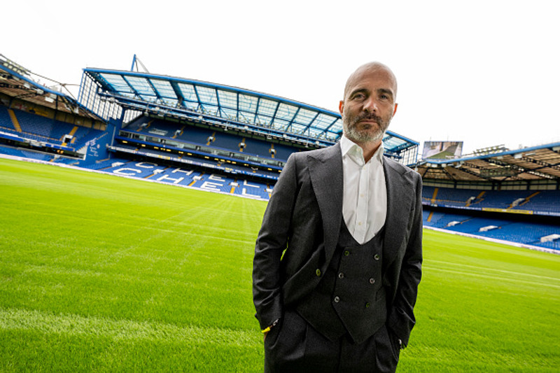 Enzo Maresca, stjóri Chelsea, er afskaplega bjartsýnn á framtíðina.