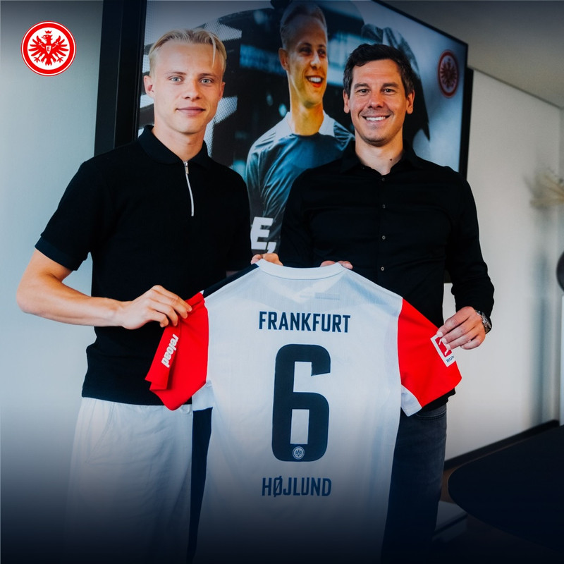 Bróðir Höjlund semur við Frankfurt (Staðfest)