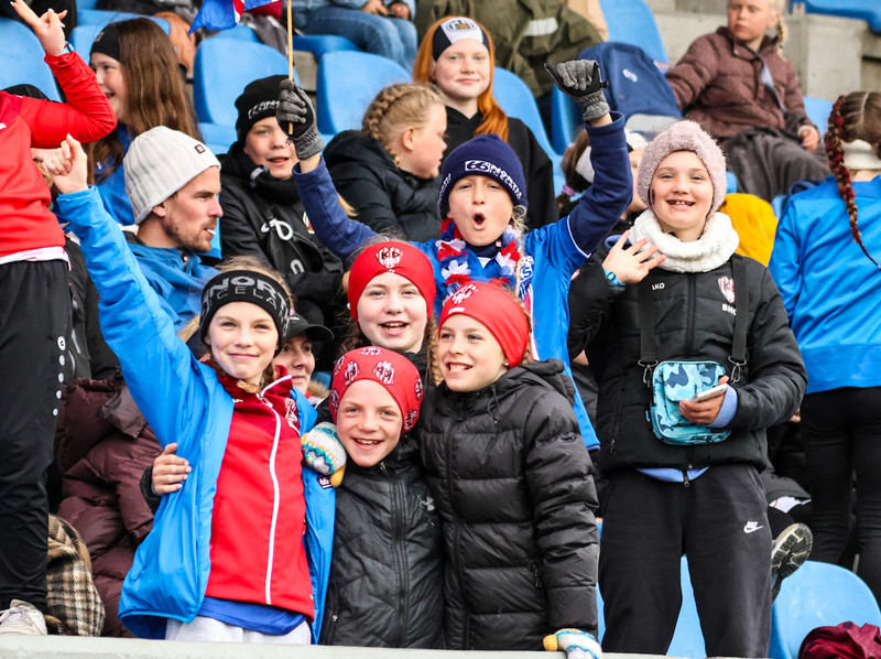 Myndaveisla frá frábærum sigri á Þýskalandi í gær