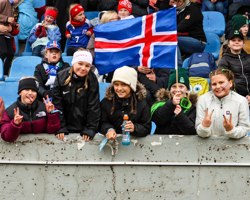 Myndaveisla frá frábærum sigri á Þýskalandi í gær