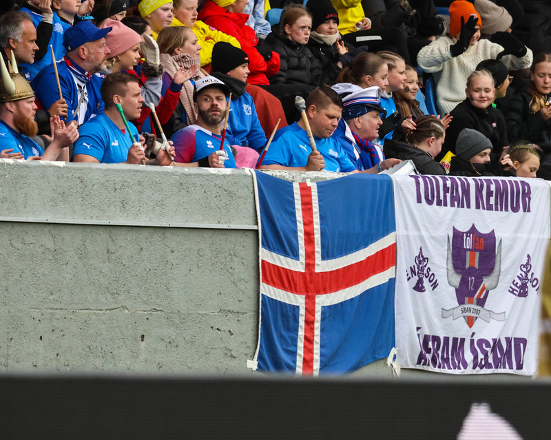 Myndaveisla frá frábærum sigri á Þýskalandi í gær