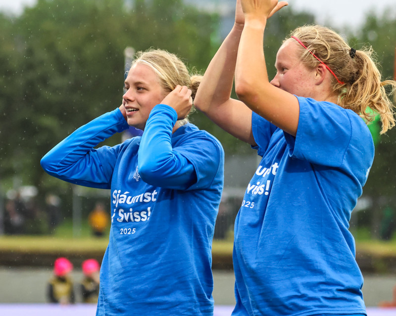 Myndaveisla frá frábærum sigri á Þýskalandi í gær