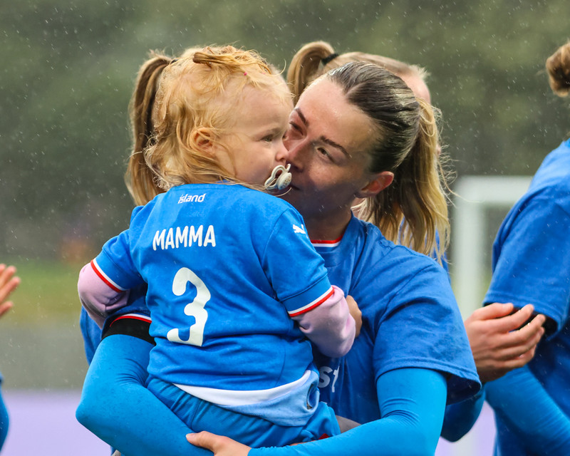 Myndaveisla frá frábærum sigri á Þýskalandi í gær