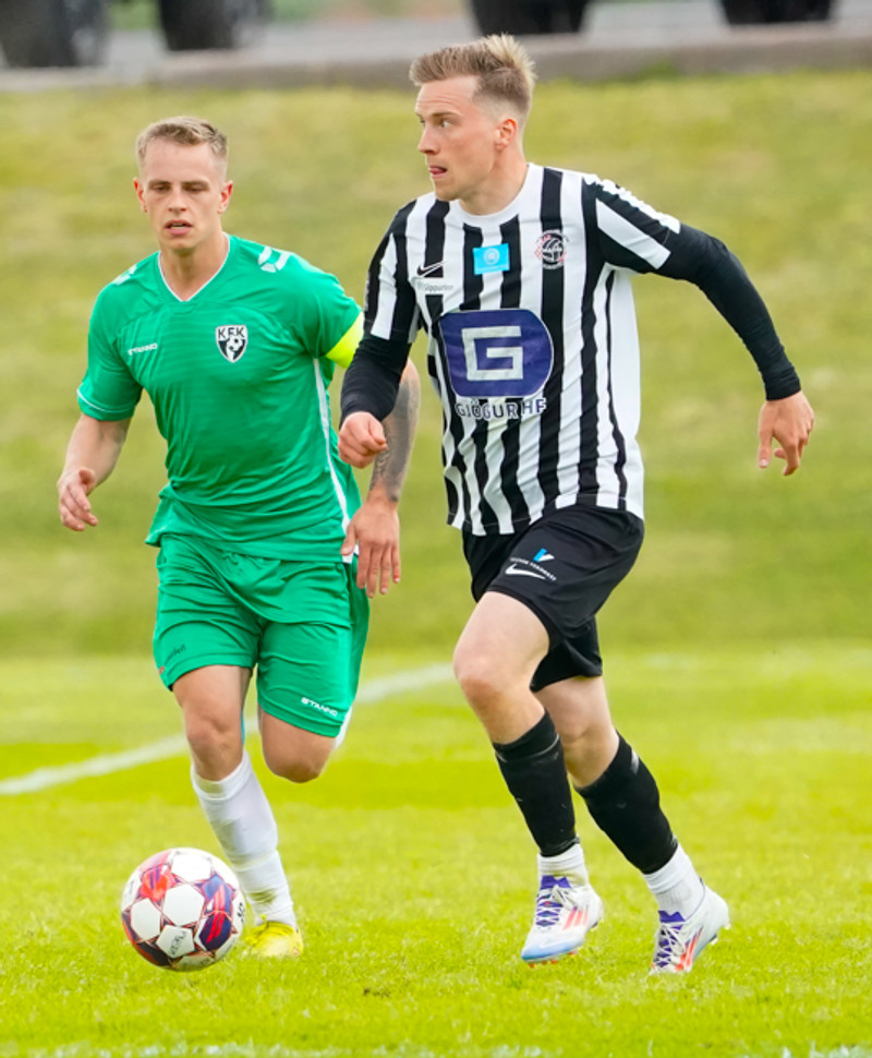 Myndaveisla: Magni og KFK gerðu jafntefli í 3. deildinni