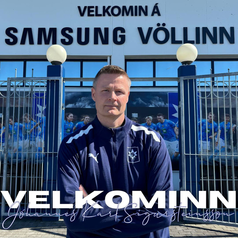 Jóhannes Karl Sigursteinsson, þjálfari Stjörnunnar.