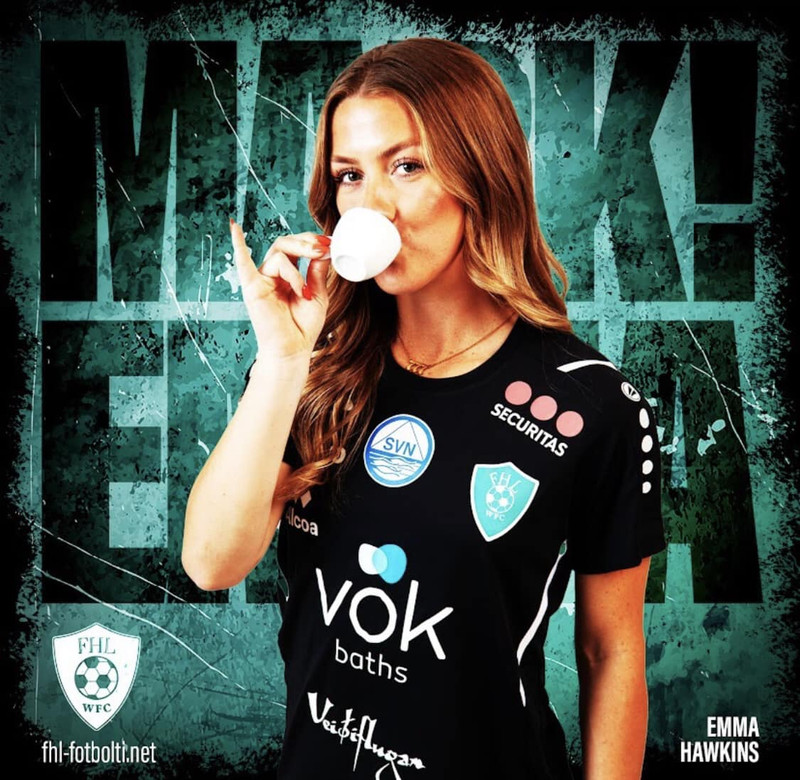 Markadrottningin Emma Hawkins.