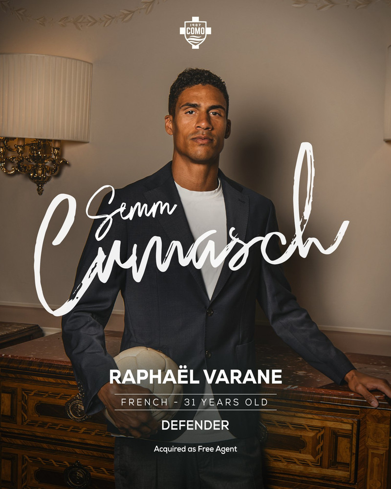 Raphael Varane til Como (Staðfest)