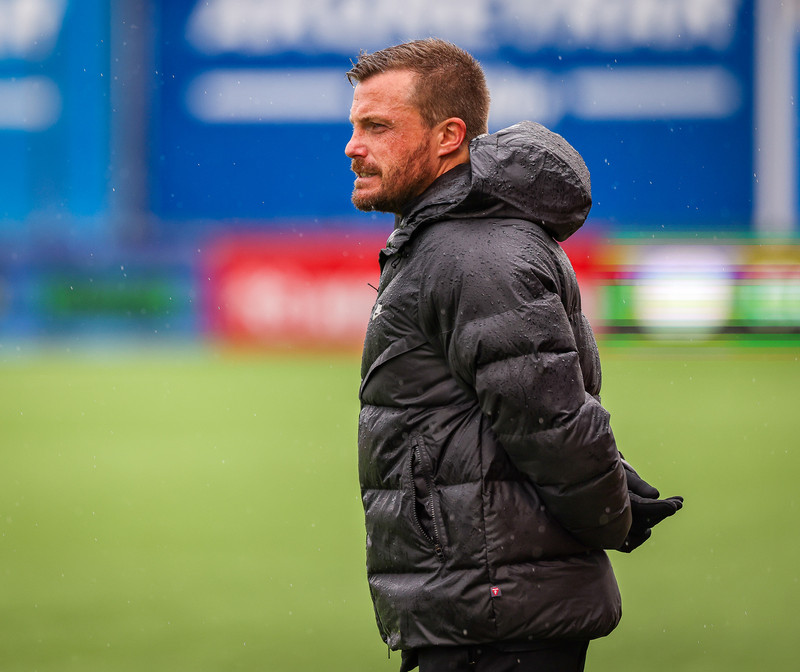 Nik Chamberlain, þjálfari Breiðabliks.