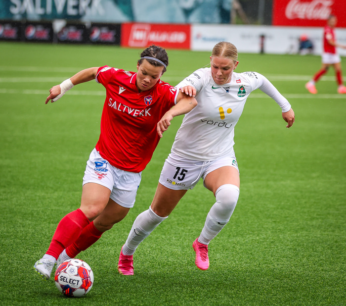 Var frábær í leiknum í gær.