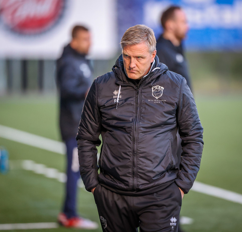 <b>Rúnar Kristinsson, þjálfari Fram.</b>