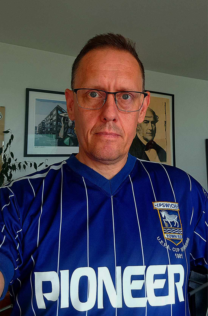 Gunnar Sigurðarson er mikill stuðningsmaður Ipswich.